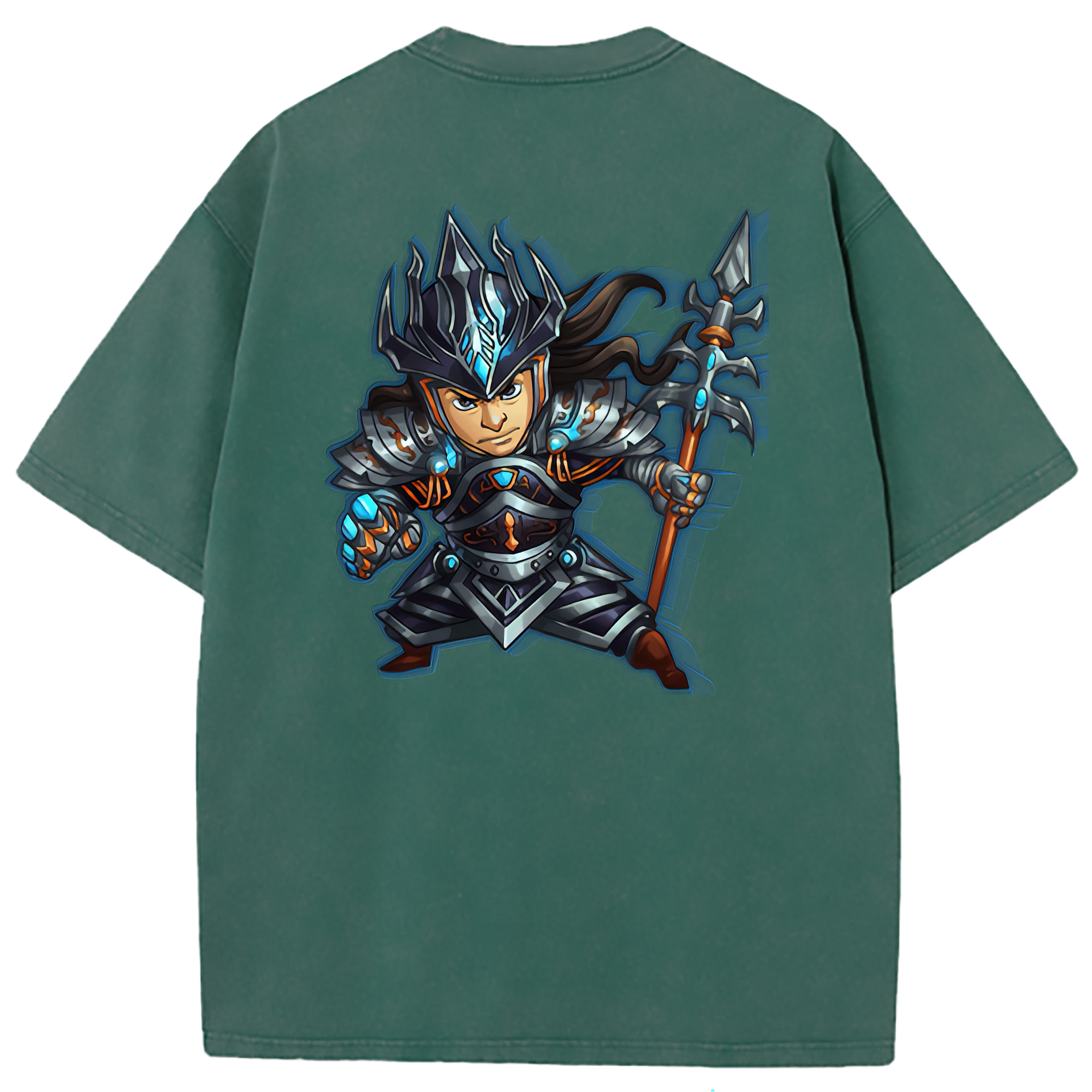 （画像用） リーグ・オブ・レジェンド League of Legends LOL 綿100% ヴィンテージ風 半袖Tシャツ（背面プリント）